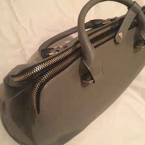 Zara Faux Leather Bag -Taupe / Last One !